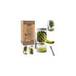 Pot  cornichon 1300 ml retournable avec pique inclus