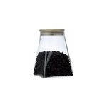 Pot triangulaire avec couvercle en bois 910ml