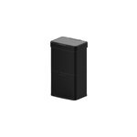 Poubelle de cuisine tri s�lectif noir narvik