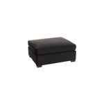 Pouf bois noir h. 60cm