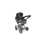 Poussette combinée mika, gris - bleu fon Poussette combinée mika, gris - bleu fon
