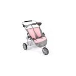 Poussette jogger pour poupées jumelles - Poussette jogger pour poupées jumelles -