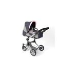 Poussette de poupée combinée jara gris b Poussette de poupée combinée jara gris b