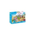 Princesse cavalire avec cheval