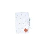 Prot�ge carnet sant� b�b� coton blanc
