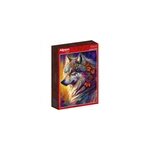 Puzzle 1000 pi�ces loup avec fleurs