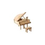 Puzzle 3d en bois piano