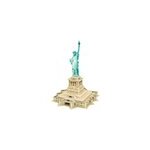Puzzle 3d en carton de la statue de la liberte situee a new york. 22 pieces.