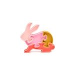Puzzle 3d lapin, rose