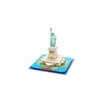 Puzzle 3d de la statua della libert a new york. comprend 32 pices.