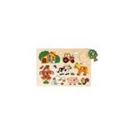 Puzzle � boutons animaux de la ferme gok