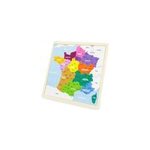 Puzzle carte de france les rgions