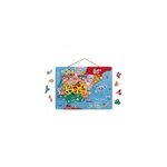 Puzzle carte pninsule ibrique magn