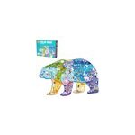 Puzzle en carton de 128 pi�ces. design ours polaire.