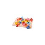 Puzzle de comptage de serpents en bois