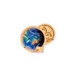 Puzzle double et cadre en bois avec 34 + 20 pi�ces. design terre et animaux.