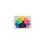 Puzzle encastrement paon andy westface
