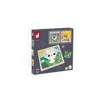 Puzzle janod trio 9 pices