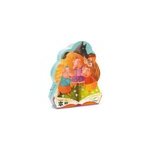 Puzzle silhouette + 3y 24pcs les trois pe