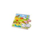 Puzzle de sons de ferme en bois