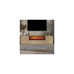 Pyro meuble tv avec chemin�e led 180cm aspect bois