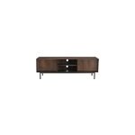 Quarto - meuble tv 150 cm en bois massif brun