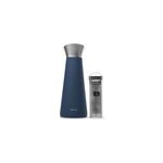 Qwetch carafe isotherme inox bleu 1000ml