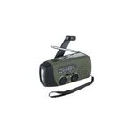Radio & lampe torche solaire � manivelle dynamo d'urgence fosco