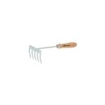 Rteau  fleurs  main 5 dents manche bois
