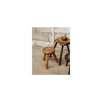 Regis, le tabouret en bois grav n411