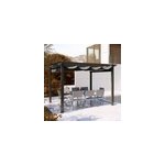 Regia tonnelle autoportante 3 x 3 m en aluminium et toile grise