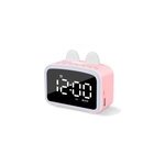 R�veil lcd avec lumi�re nocturne, haut - parleur bluetooth int�gr�, thermom�tre.