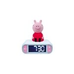 R�veil avec veilleuse peppa pig en 3d