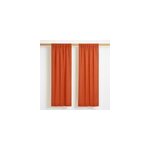 Rideaux en gaze de coton bio fraise