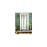 Rideau de porte moustiquaire en toile multicolore vert 140 x 225 cm - morel