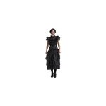 Robe de bal noire mercredi addams 164 cm