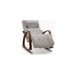 Rocking chair massant youki beige fonc