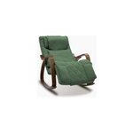 Rocking chair massant youki vert - fonc