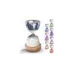 Sablier lumineux 15 minutes led 7 couleurs bois de htre