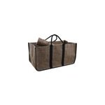 Sac à bûches en toile de jute Sac à bûches en toile de jute