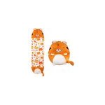 Sac de couchage convertible en coussin, pour enfants, tigre. toucher peluche.