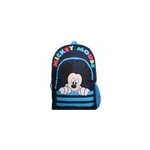 Sac  dos 37 cm avec poche disney mickey bleu bagtrotter