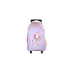 Sac  dos cybel  roulettes violet 2 compartiments bagtrotter primaire