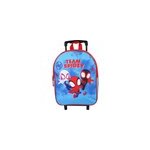 Sac à dos spider - man à roulettes bleu ciel 1 compartiment maternelle Sac à dos spider - man à roulettes bleu ciel 1 compartiment maternelle