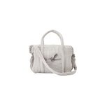 Sac � langer coton gaufr� gris 28 x 42