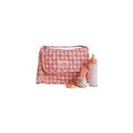 Sac � langer pour poup�e avec accessoires vichy