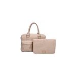 Sac  langer en sherpa beige 28 x 40 cm