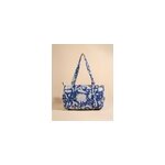 Sac � langer ou de journ�e sunee bleu imp�rial floral
