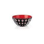 Saladier noir et rouge 20 cm guzzini