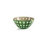 Saladier vert et beige 25 cm guzzini